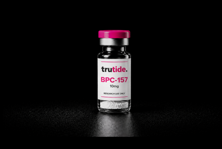 BPC-157 research peptide lyophilised powder vial