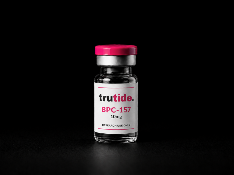 BPC-157 research peptide lyophilised powder vial