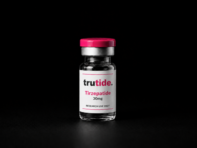 tirzepatide research peptide lyophilised powder vial